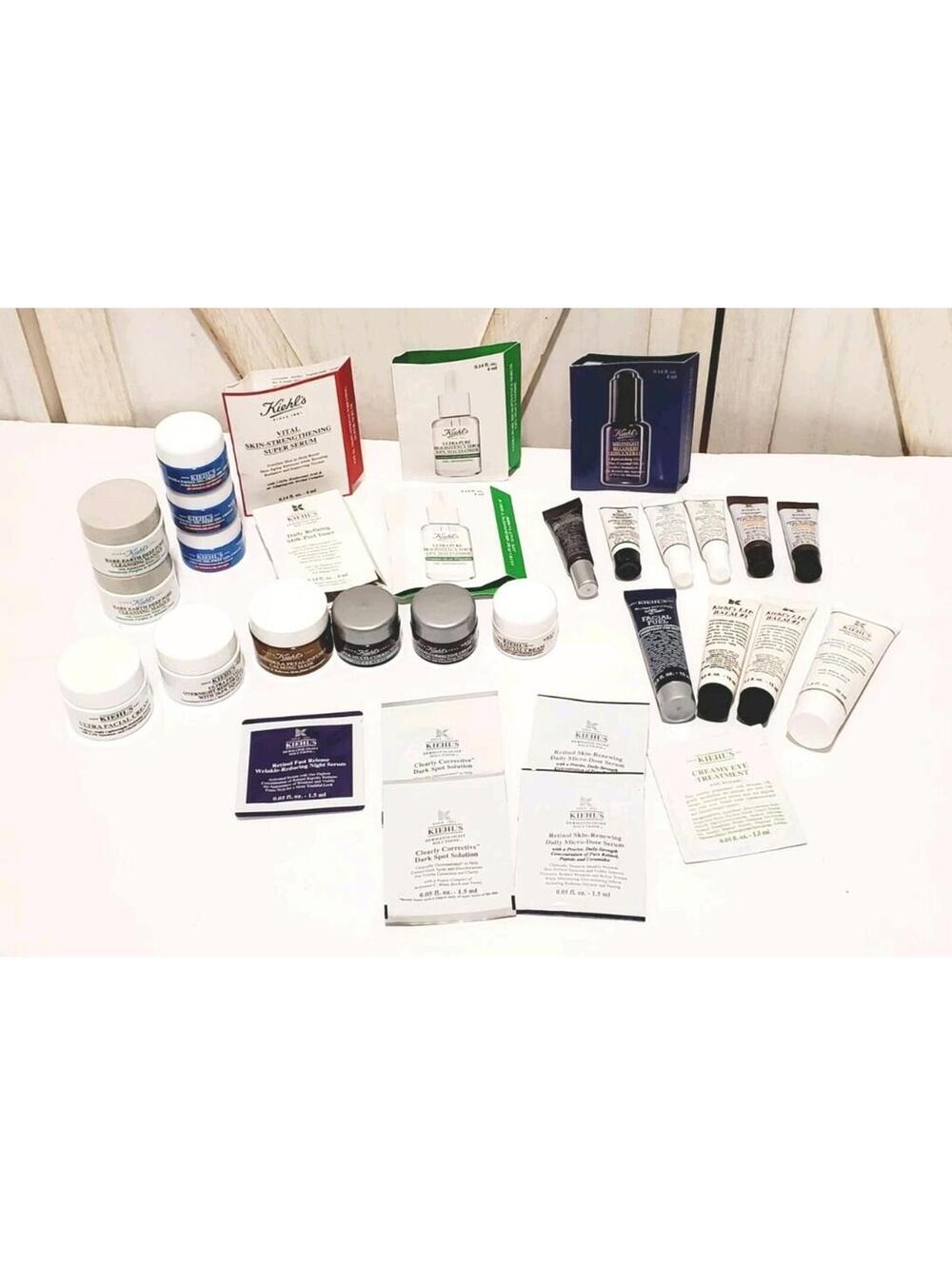 Lot/32 KIEHL'S Mini Travel Sz Ultra Facial Cream / Midnight Recovery / More!